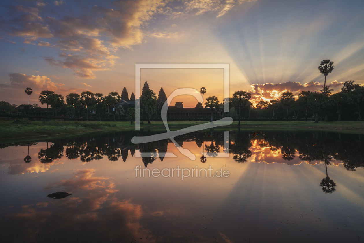 Bild-Nr.: 11991685 Kambodscha Angkor Wat Sonnenaufgang erstellt von Jean Claude Castor