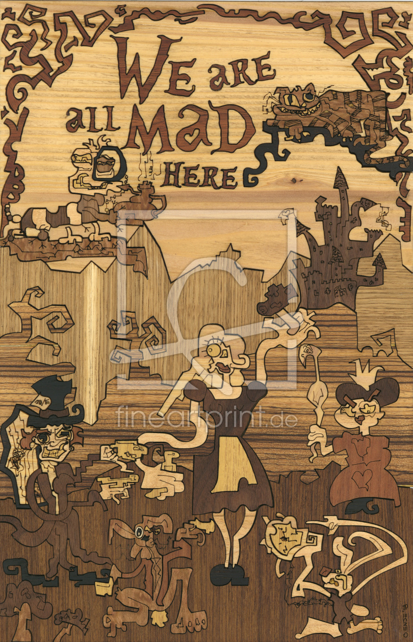 Bild-Nr.: 11992604 Alice in Wonderland - We are all mad here erstellt von Oliver Ende