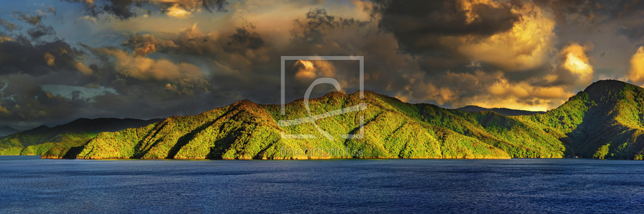 Bild-Nr.: 11994444 Sonnenaufgang in Queen Charlotte Sound Neuseeland erstellt von Michael und Elisabeth Rucker