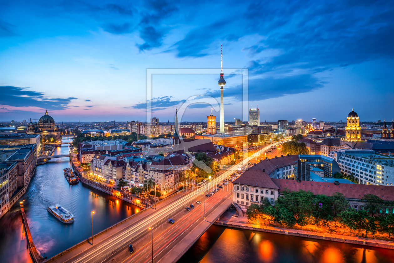 Bild-Nr.: 11994535 Skyline von Berlin bei Nacht erstellt von eyetronic