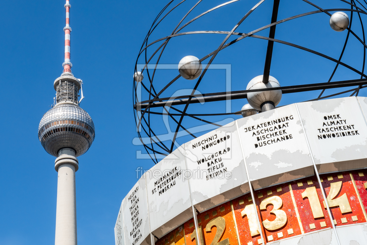 Bild-Nr.: 11994918 Weltzeituhr und Fernsehturm am Alexanderplatz erstellt von eyetronic