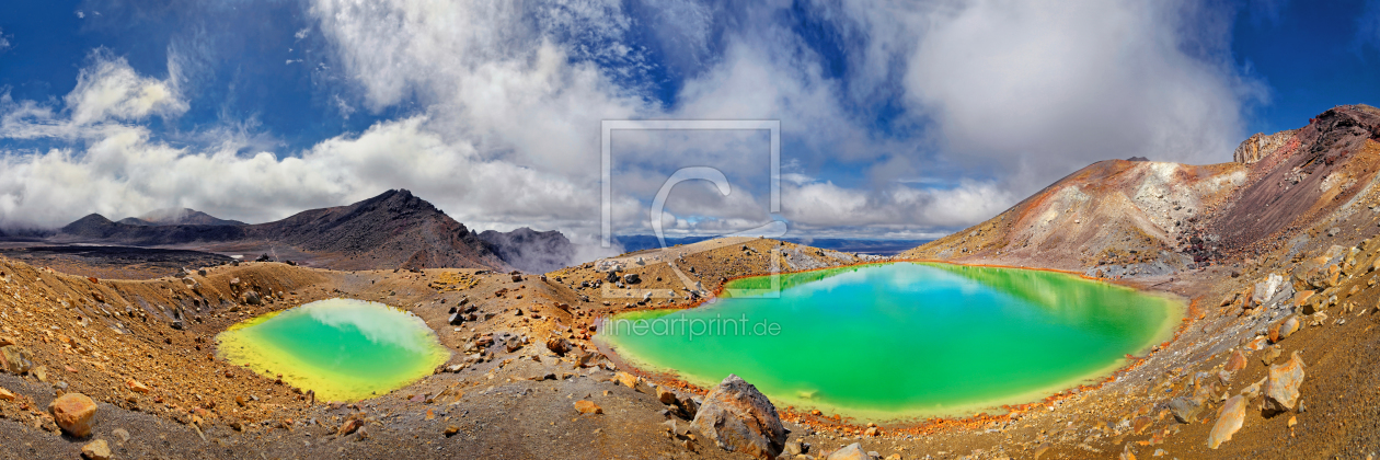 Bild-Nr.: 11995959 Emerald Lakes Tongariro Neuseeland erstellt von Michael und Elisabeth Rucker