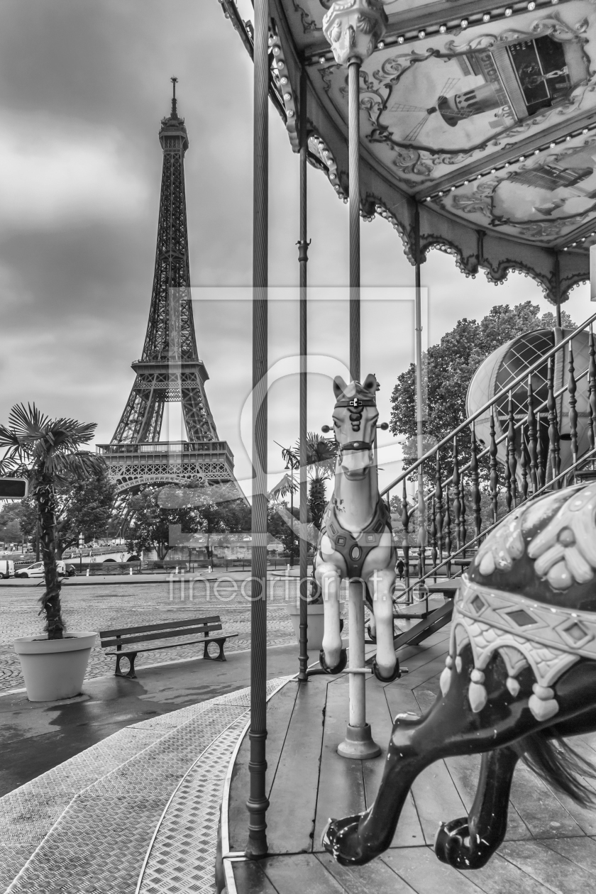 Bild-Nr.: 11997548 Typisch Paris - Monochrom erstellt von Melanie Viola