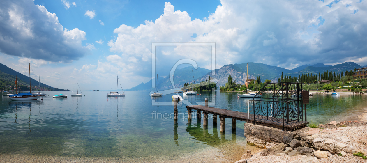 Bild-Nr.: 11998147 Bucht am Gardasee mit Segelbooten erstellt von SusaZoom