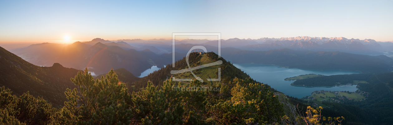 Bild-Nr.: 11999578 Sonnenaufgang am Martinskopf Walchenseeblick erstellt von SusaZoom