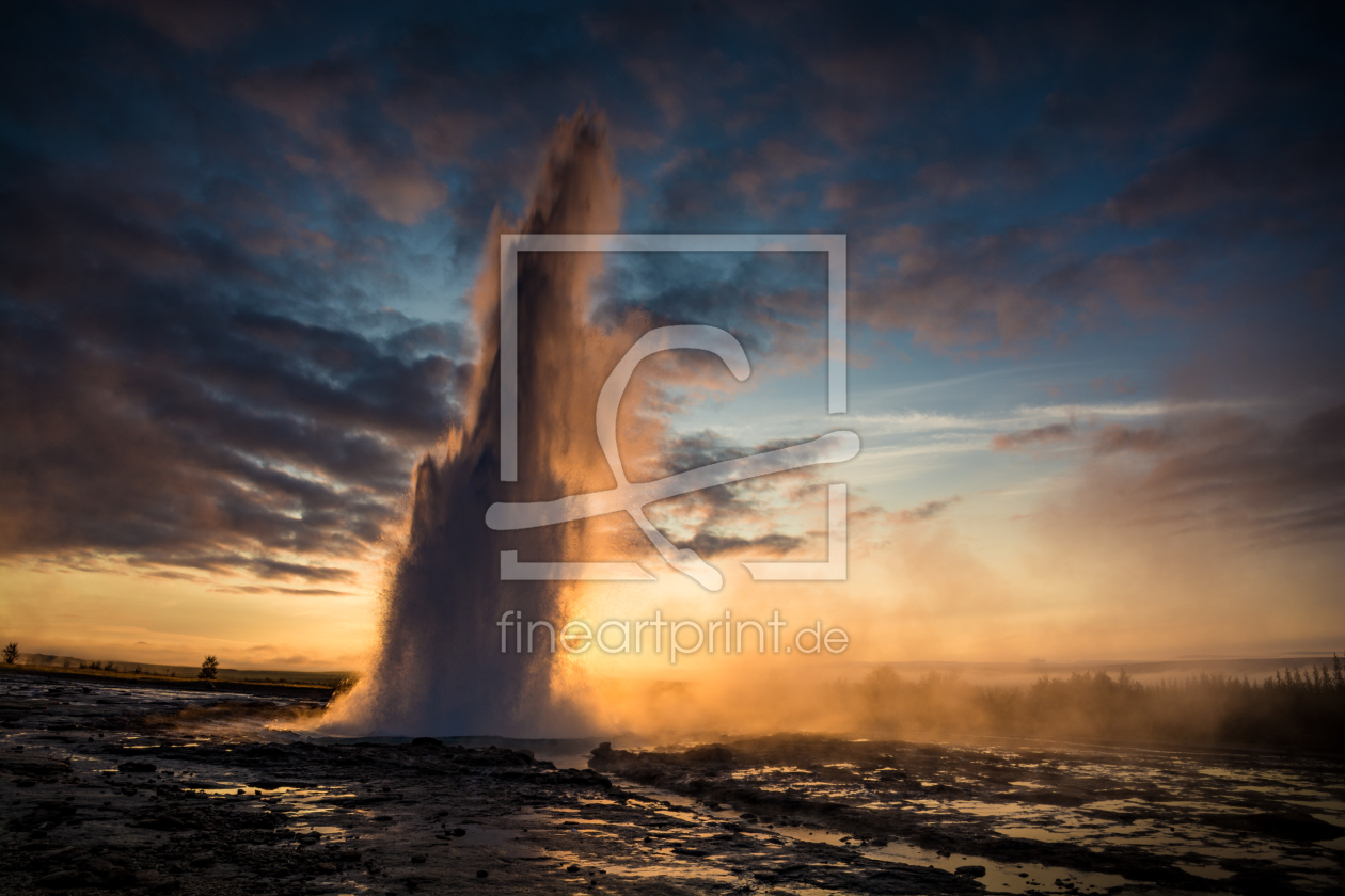 Bild-Nr.: 12000013 Geysir Strokkur bei Sonnenaufgang erstellt von tobias-schulte