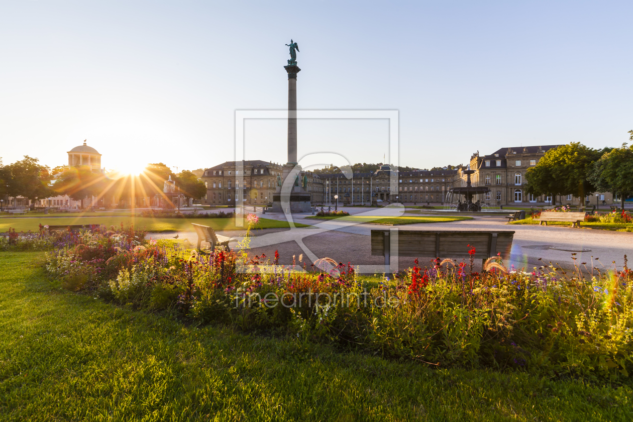 Bild-Nr.: 12000482 Schlossplatz in Stuttgart erstellt von dieterich