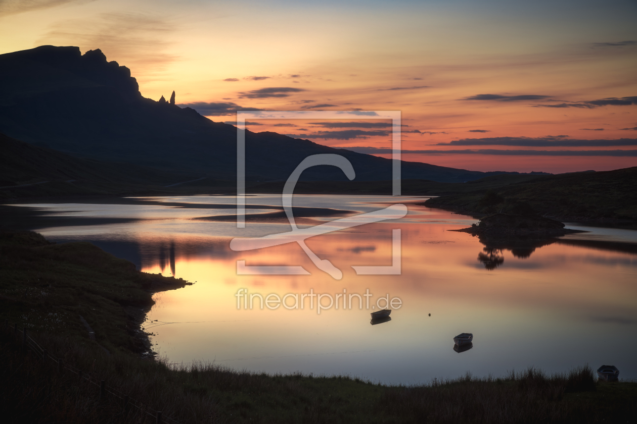 Bild-Nr.: 12000555 Schottland Old Man of Storr Sonnenuntergang  erstellt von Jean Claude Castor