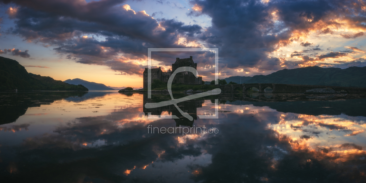 Bild-Nr.: 12001668 Schottland Eilean Donan Castle Panorama erstellt von Jean Claude Castor