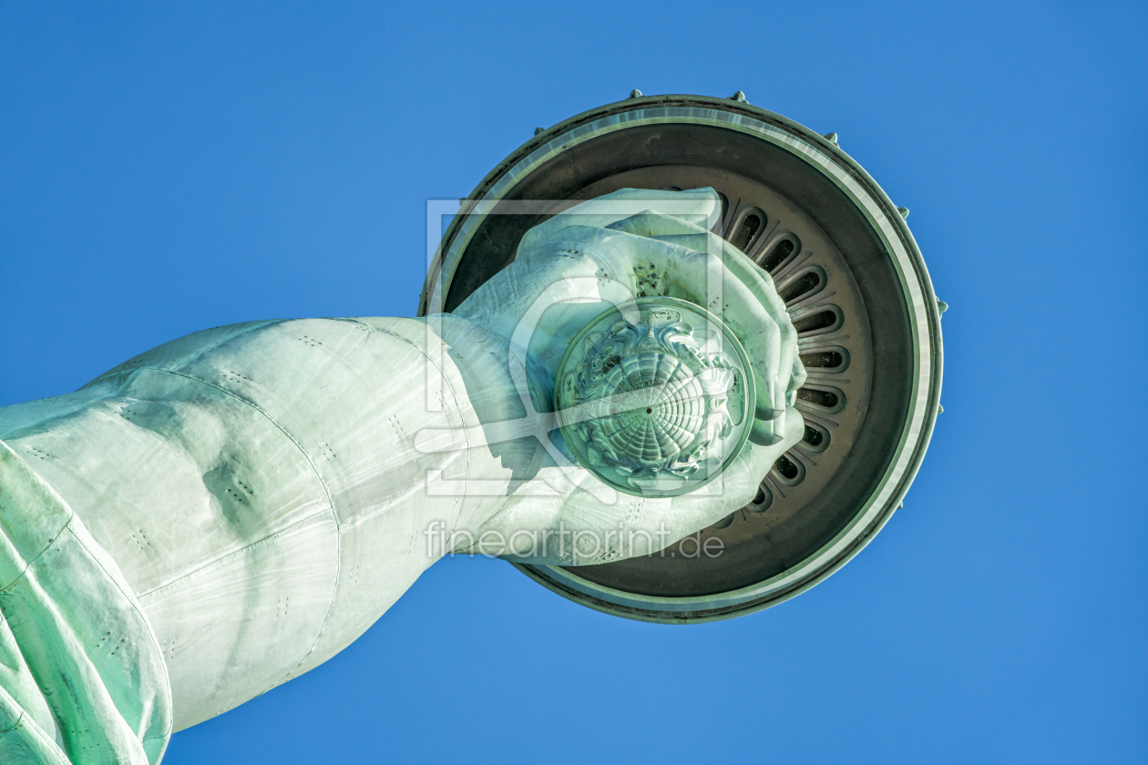 Bild-Nr.: 12002228 Fackel der Freiheitsstatue in New York erstellt von eyetronic