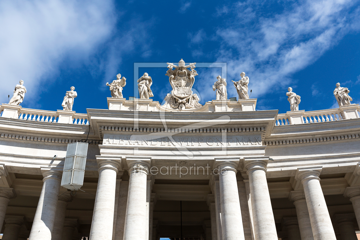 Bild-Nr.: 12004297 colonnades at the St Peters Square Rome Italy erstellt von Marquardt
