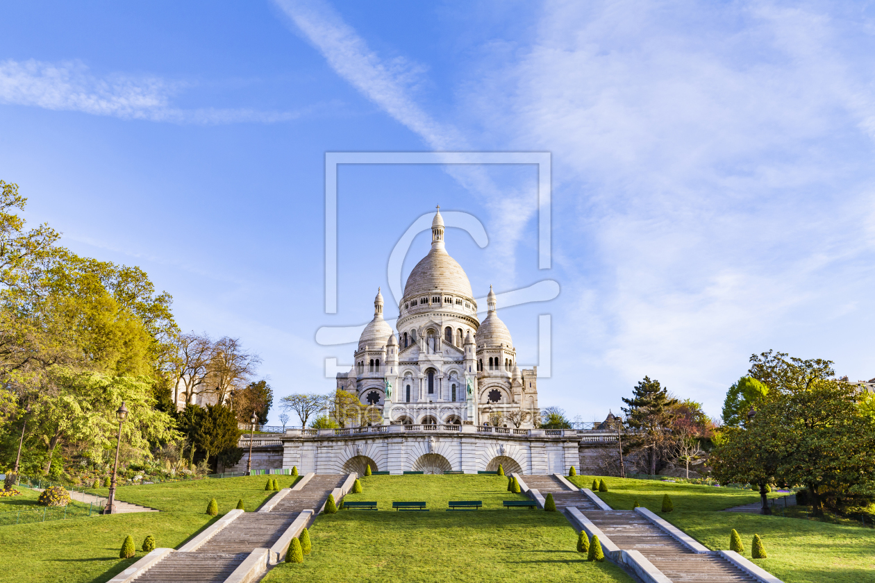 Bild-Nr.: 12004436 Sacre-Coeur auf dem Montmartre in Paris erstellt von dieterich
