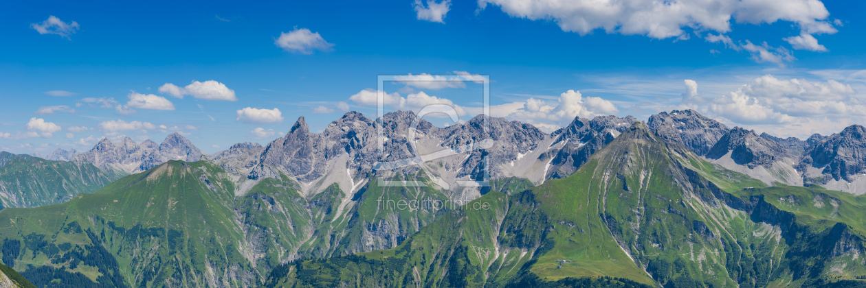 Bild-Nr.: 12004610 Allgäu Panorama erstellt von Walter G. Allgöwer