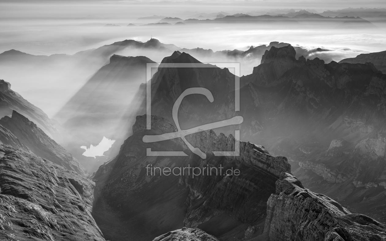 Bild-Nr.: 12004908 Nebel über dem Alpsteingebirge erstellt von Christiane Dreher