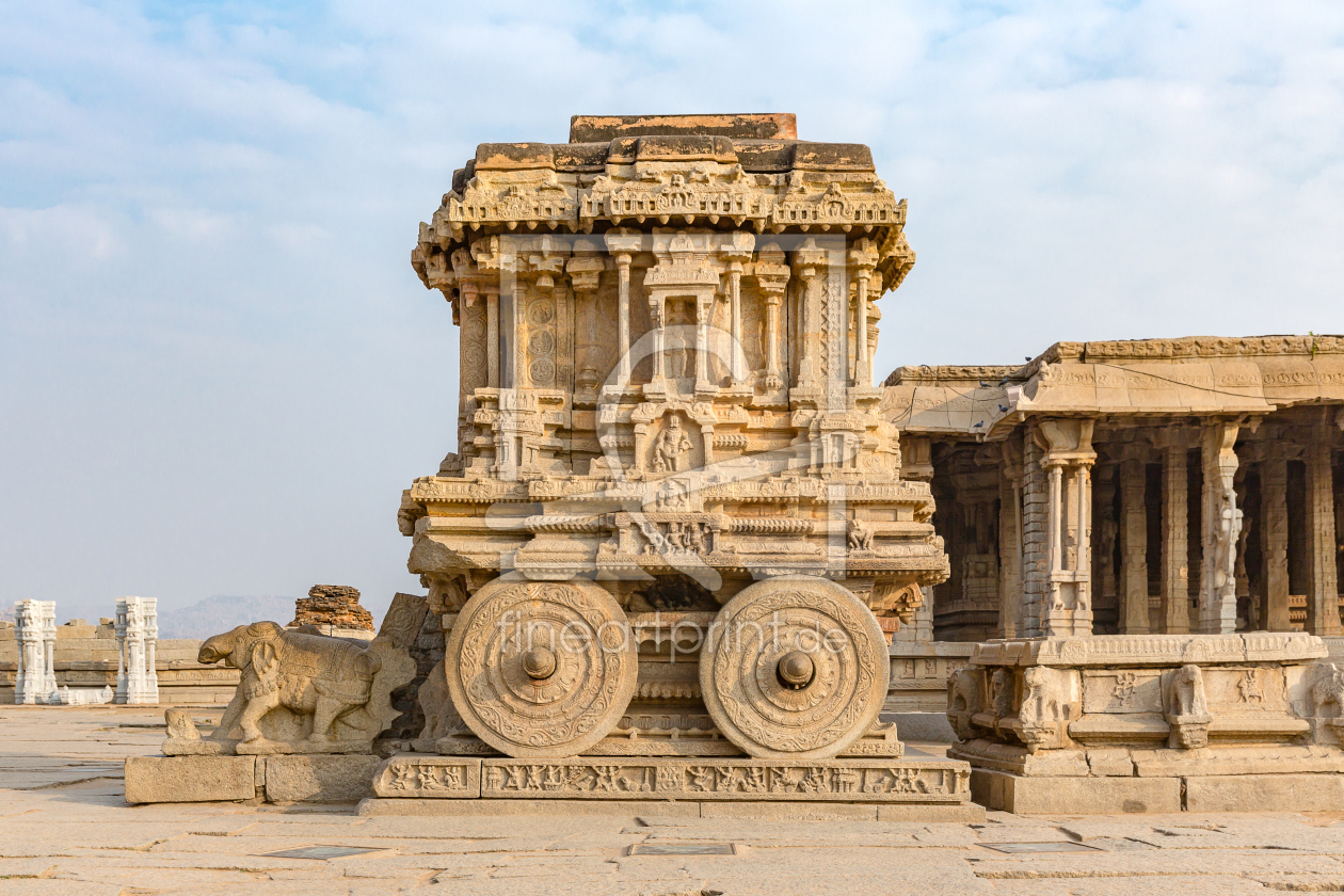 Bild-Nr.: 12005247 Garuda stone chariot Hampi India erstellt von Marquardt