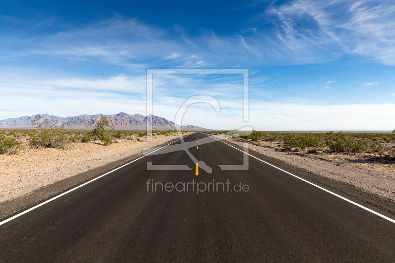 Bild-Nr.: 12005348 lonely highway Death-Valley California USA erstellt von Marquardt