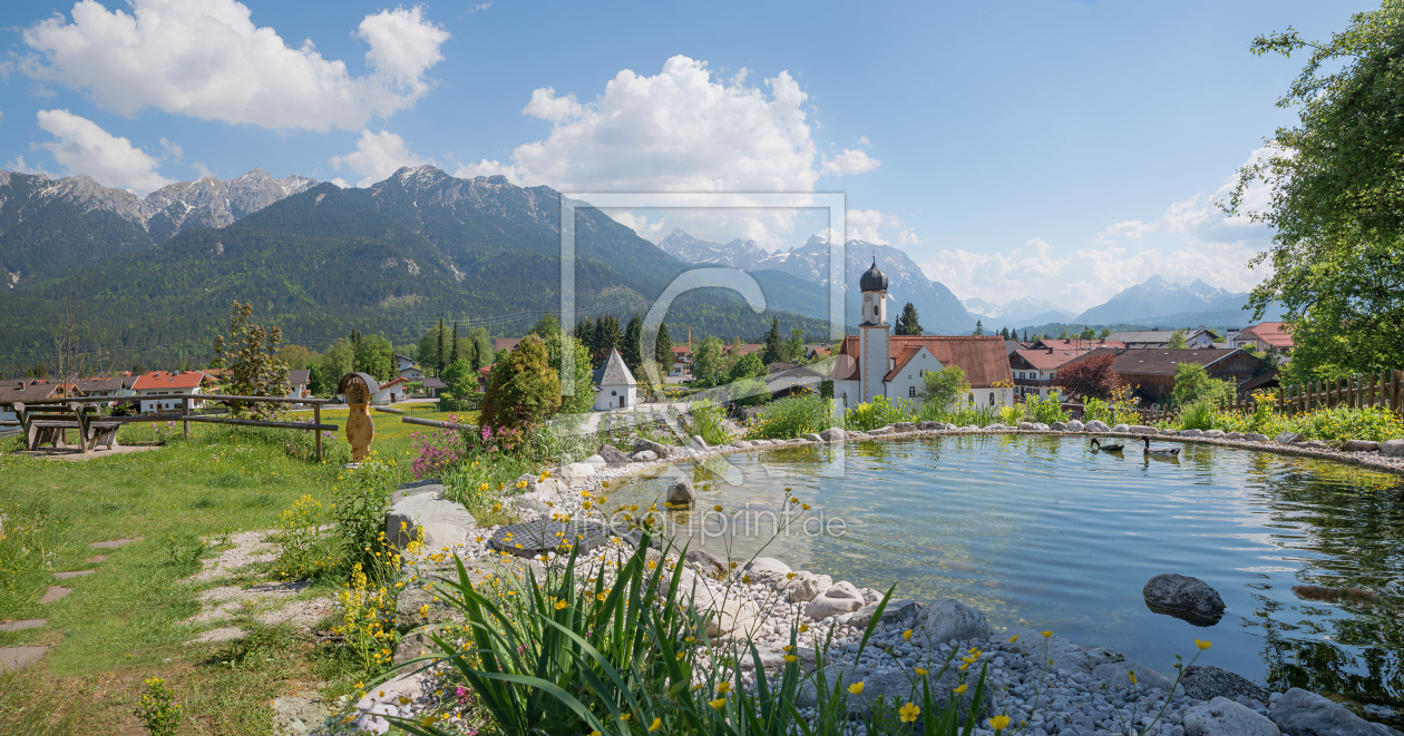 Bild-Nr.: 12005363 Kurort Wallgau Panorama erstellt von SusaZoom