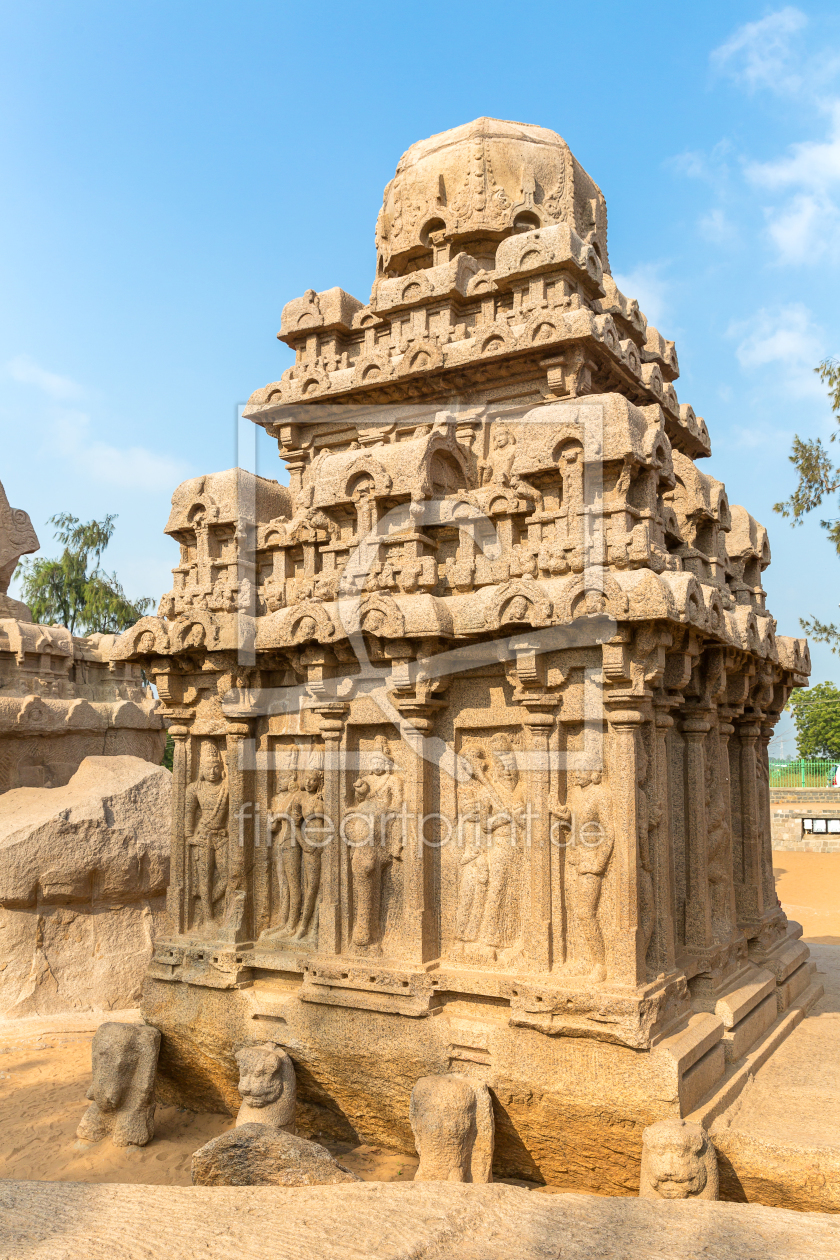 Bild-Nr.: 12005496 The Five Rathas Mahabalipuram Tamil Nadu India erstellt von Marquardt