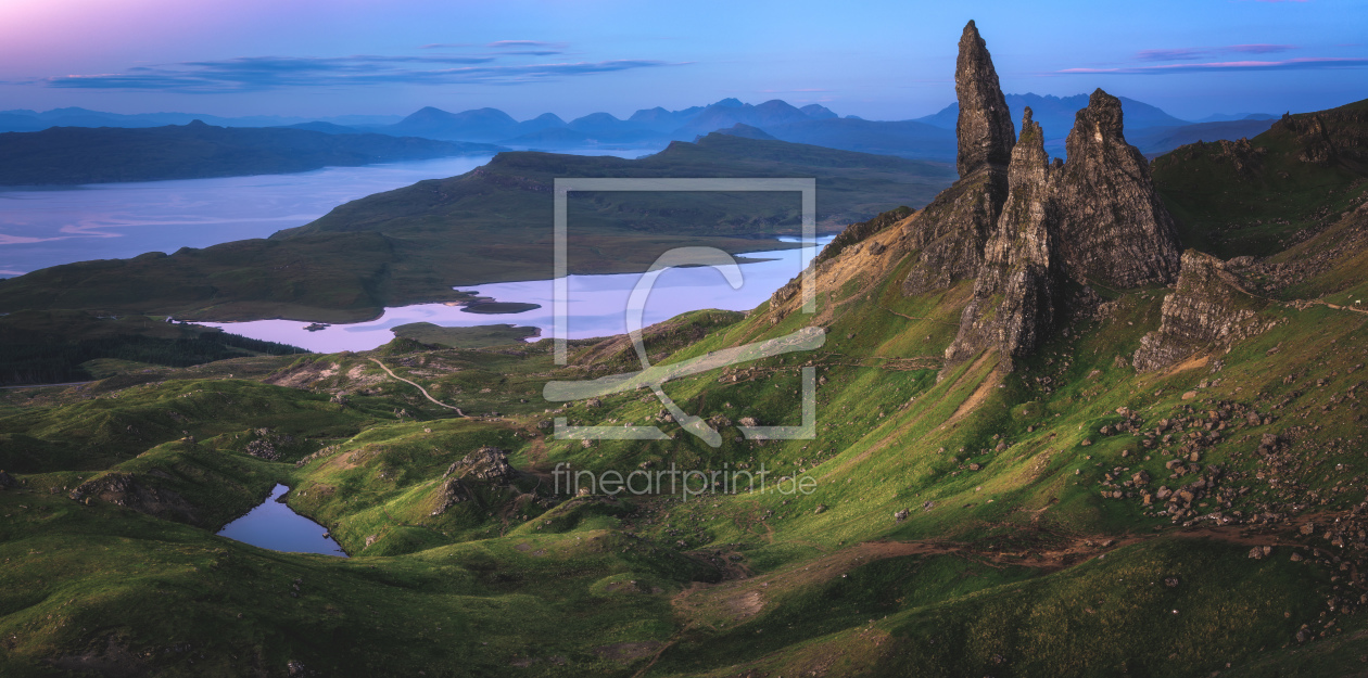 Bild-Nr.: 12005709 Schottland Old Man of Storr Panorama am Morgen erstellt von Jean Claude Castor
