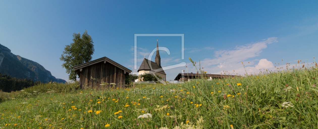 Bild-Nr.: 12006231 Bergwiese mit Kirche erstellt von MattisKaminer