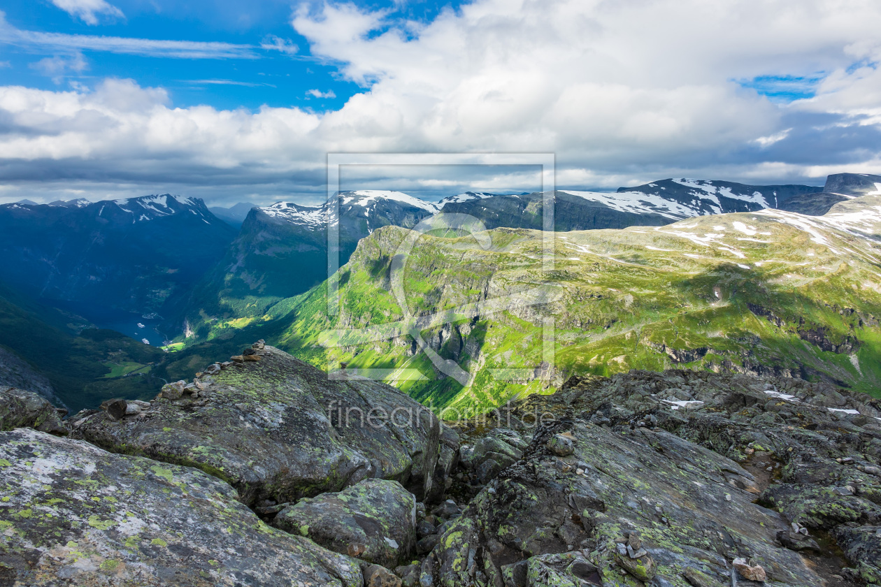 Bild-Nr.: 12006255 Blick vom Berg Dalsnibba in Norwegen erstellt von Rico Ködder