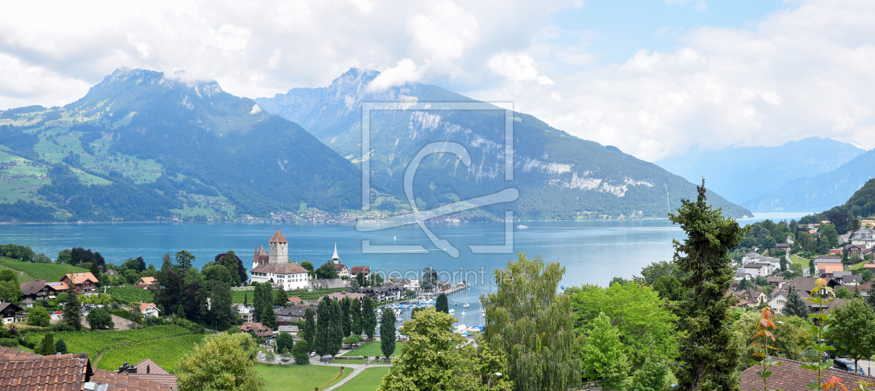 Bild-Nr.: 12006622 Kurort Spiez am Thunersee erstellt von SusaZoom