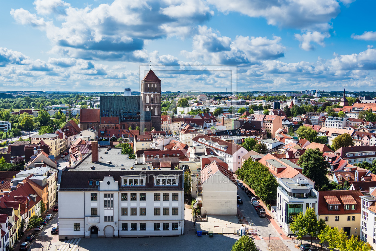 Bild-Nr.: 12006801 Blick auf die Hansestadt Rostock erstellt von Rico Ködder