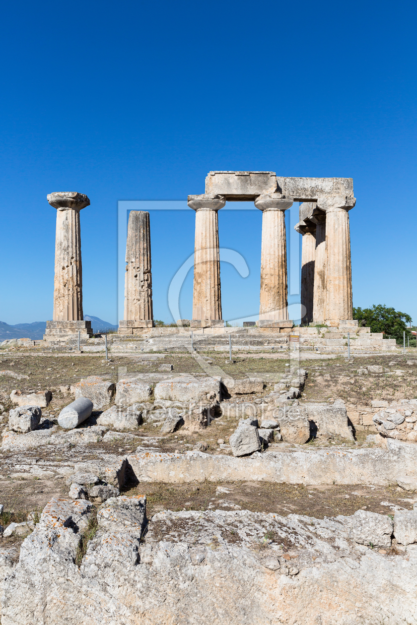 Bild-Nr.: 12007209 Temple of Apollo Ancient Corinth Greece Europe  erstellt von Marquardt