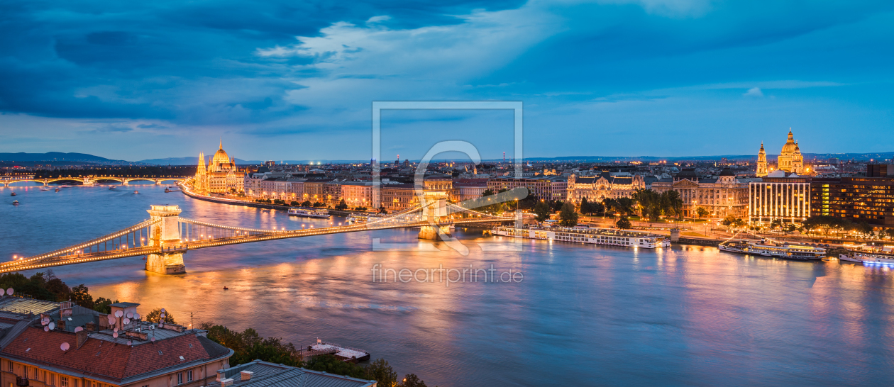 Bild-Nr.: 12007525 Skyline von Budapest erstellt von Mapics