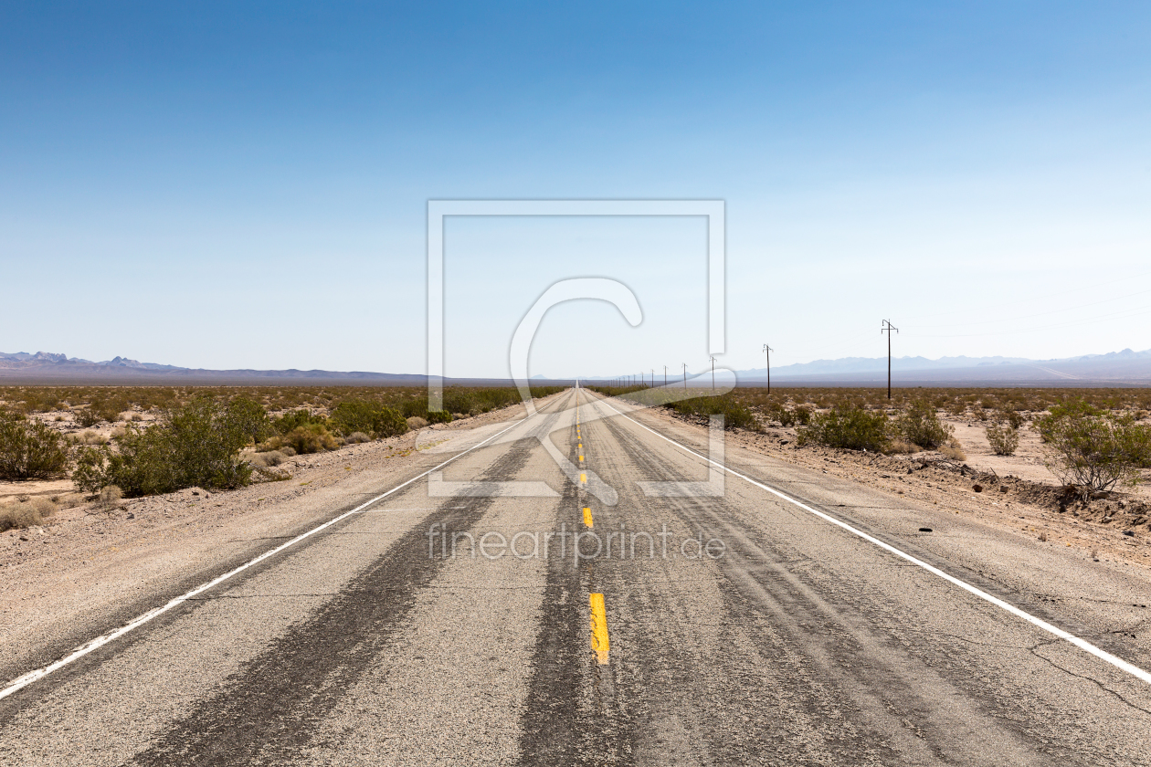 Bild-Nr.: 12007532 route 66 through the mojave desert California USA erstellt von Marquardt