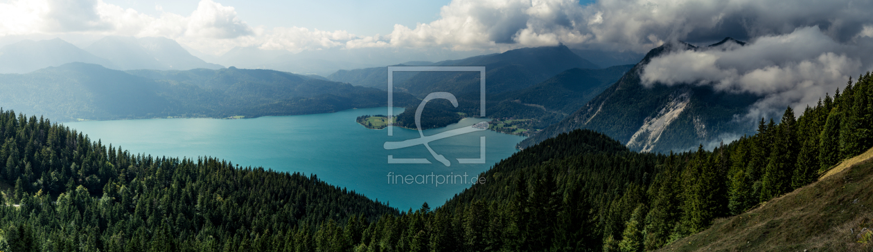 Bild-Nr.: 12008566 Panorama vom Walchensee erstellt von aCtiOn