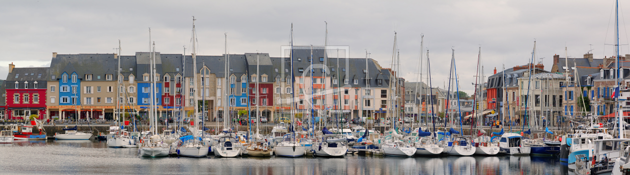 Bild-Nr.: 12011331 Paimpol Hafen Panorama erstellt von Rolf Eschbach