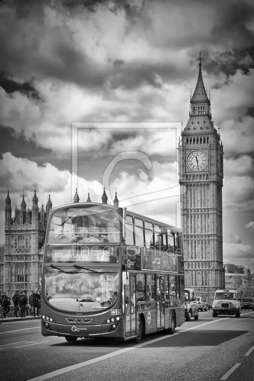 Bild-Nr.: 12011374 LONDON Houses of Parliament und Verkehr erstellt von Melanie Viola