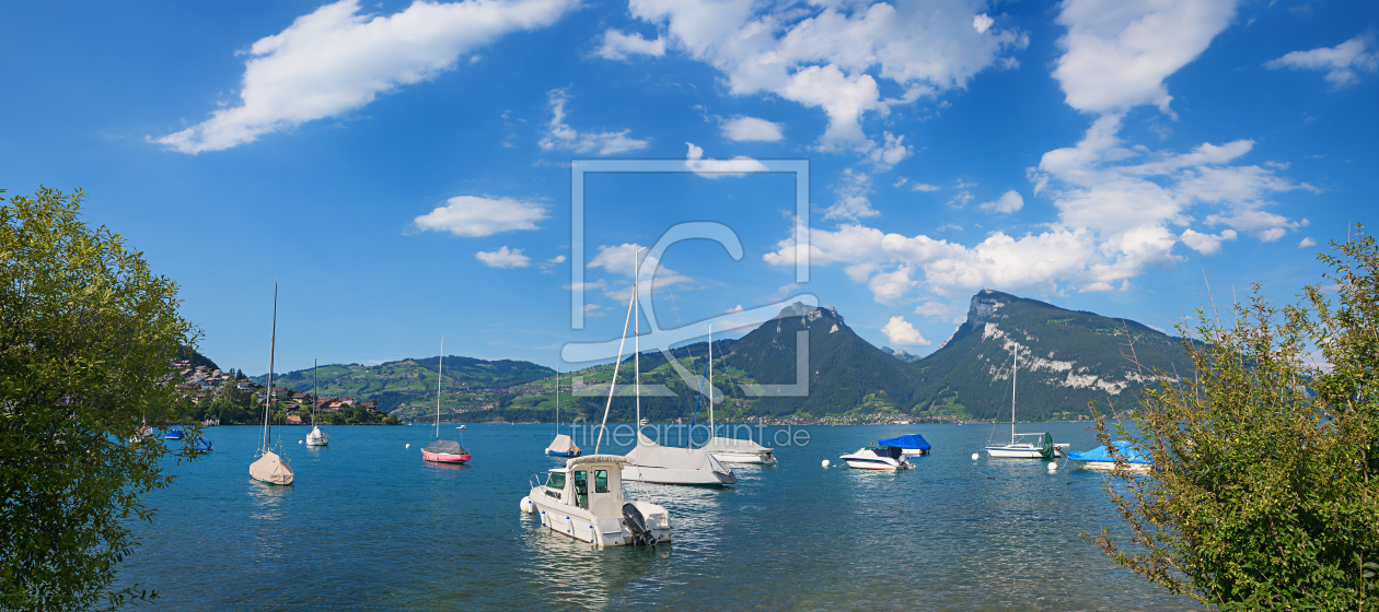 Bild-Nr.: 12011402 Thunersee mit Segelbooten Niederhorn Blick Schweiz erstellt von SusaZoom