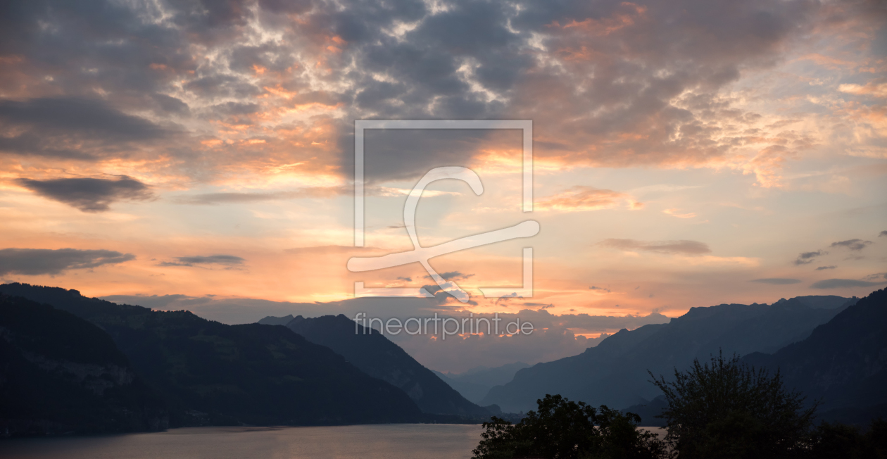 Bild-Nr.: 12011595 Sonnenaufgang am Thunersee Schweiz erstellt von SusaZoom