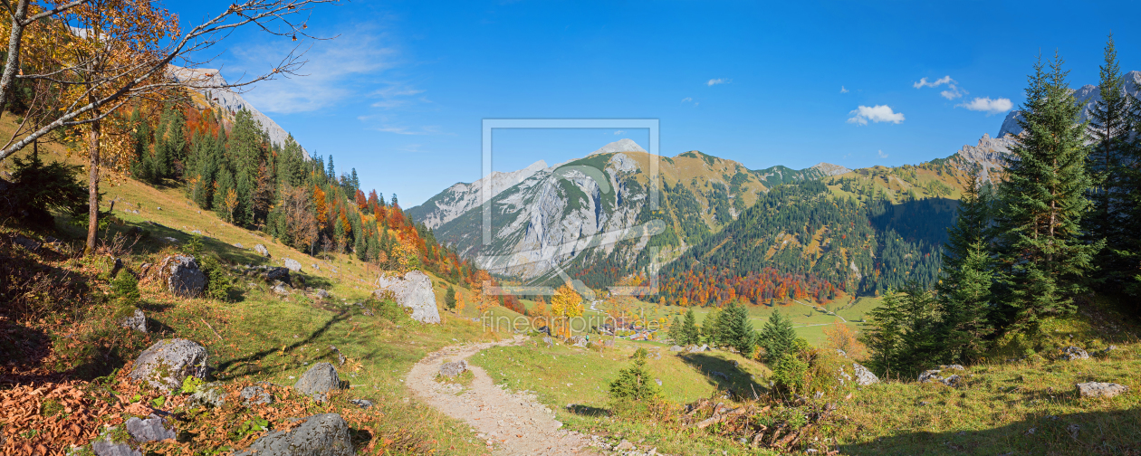 Bild-Nr.: 12011600 Wanderregion Karwendel im Herbst erstellt von SusaZoom