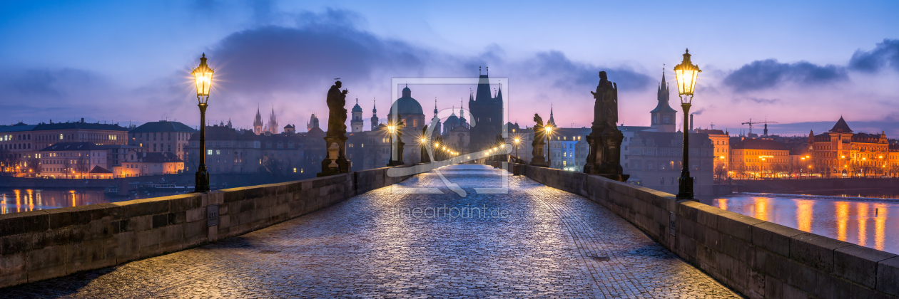 Bild-Nr.: 12011898 Panorama der Karlsbrücke in Prag erstellt von eyetronic