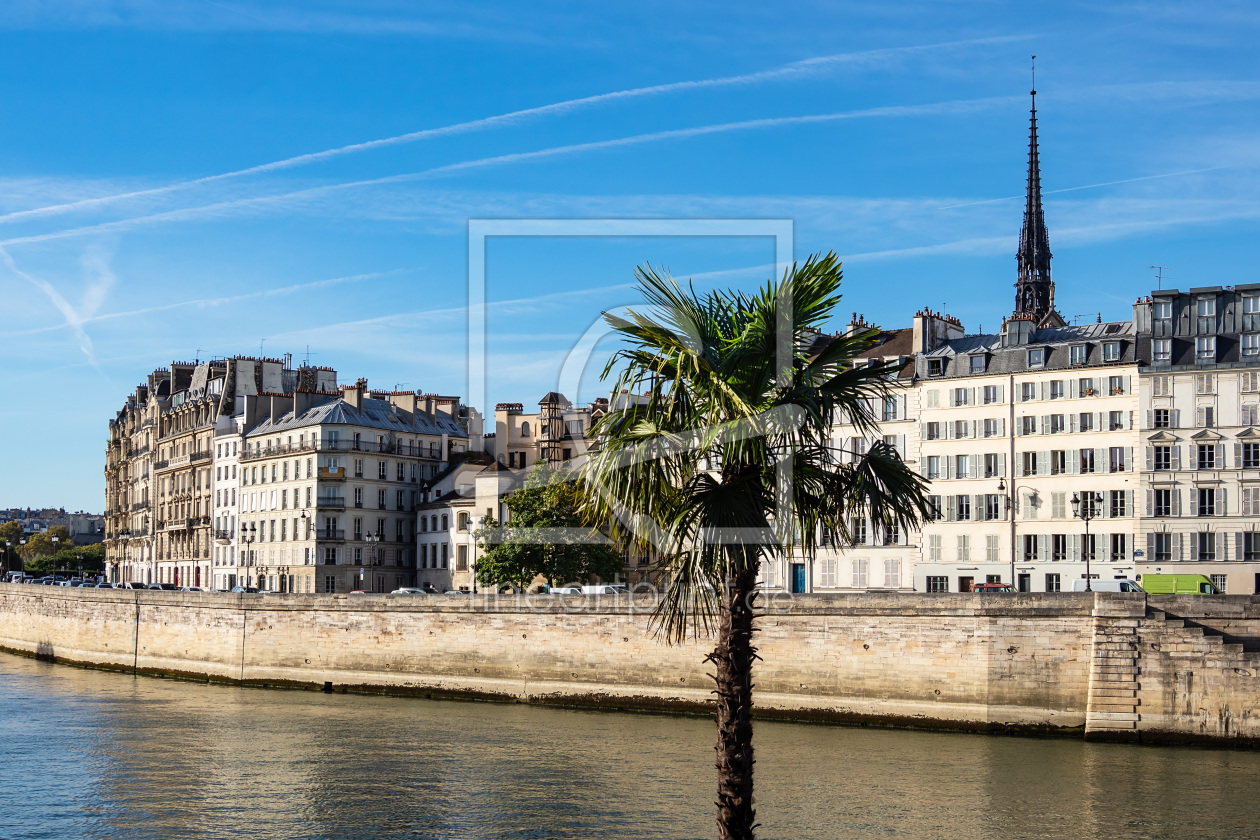 Bild-Nr.: 12012975 Gebäude an der Seine in Paris erstellt von Rico Ködder