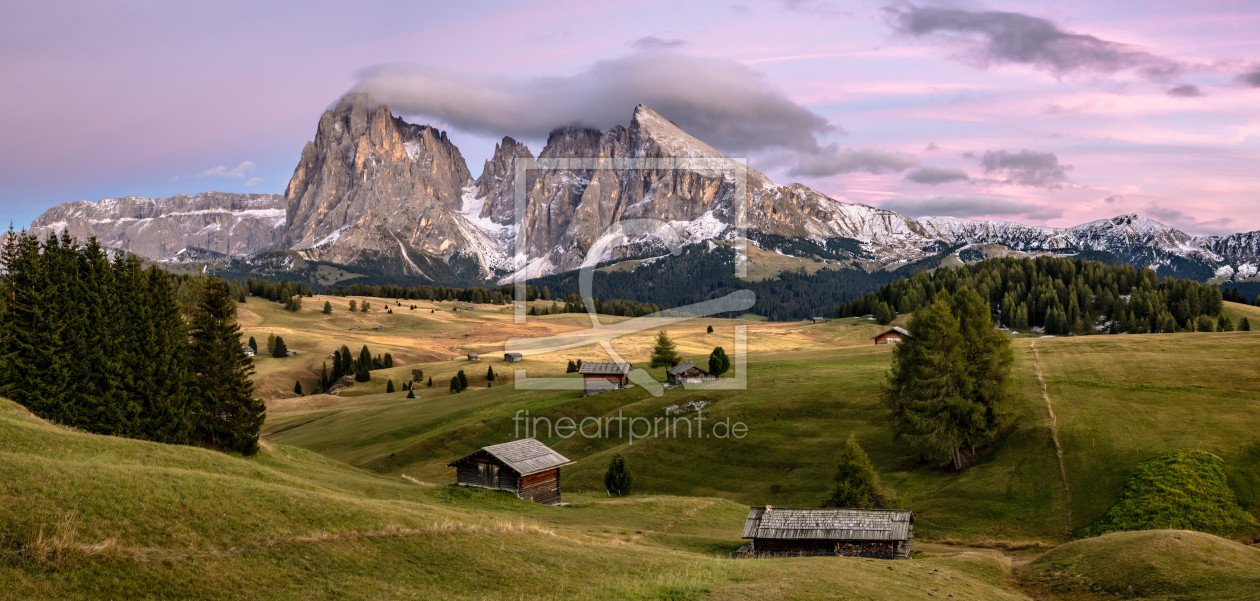 Bild-Nr.: 12013428 Sonnenuntergang auf der Seiser Alm Südtirol erstellt von Achim Thomae