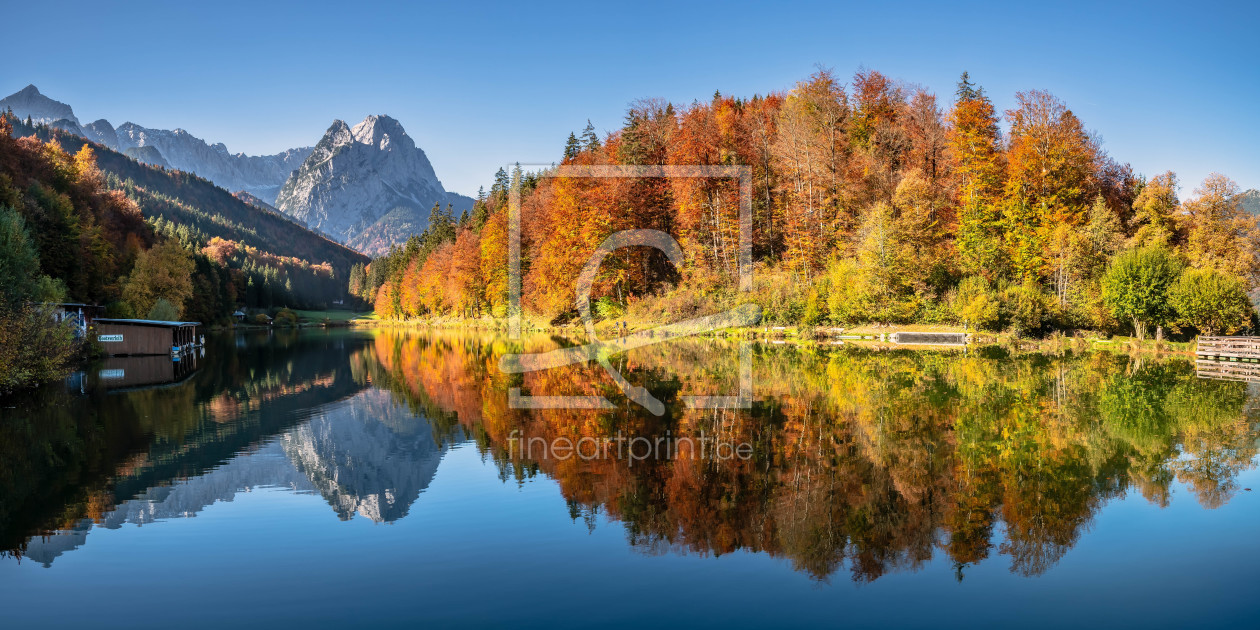 Bild-Nr.: 12013724 Herbst am Riessersee Bayern erstellt von Achim Thomae