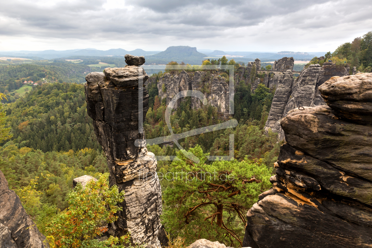 Bild-Nr.: 12013798 Wehlnadel mit Basteibrücke erstellt von Thomas Herzog