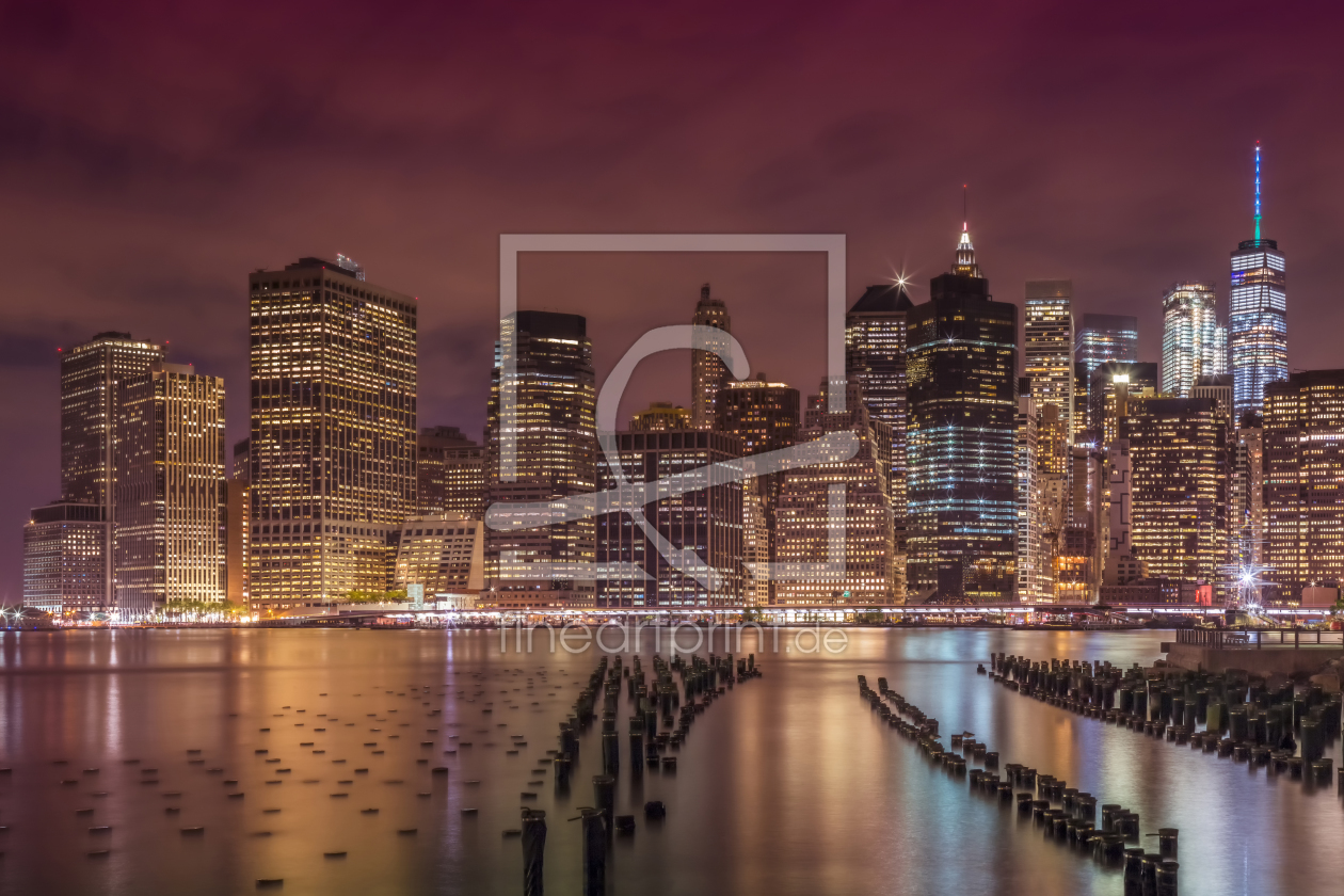 Bild-Nr.: 12014444 NEW YORK CITY Impression bei Nacht  erstellt von Melanie Viola