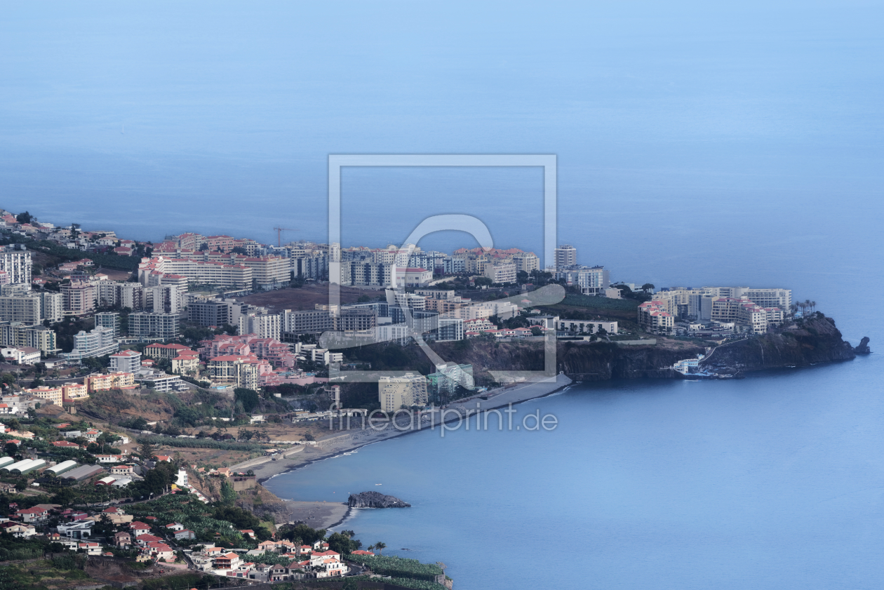 Bild-Nr.: 12015694 Funchal mit Praia Formosa Strand erstellt von Dennis Gross