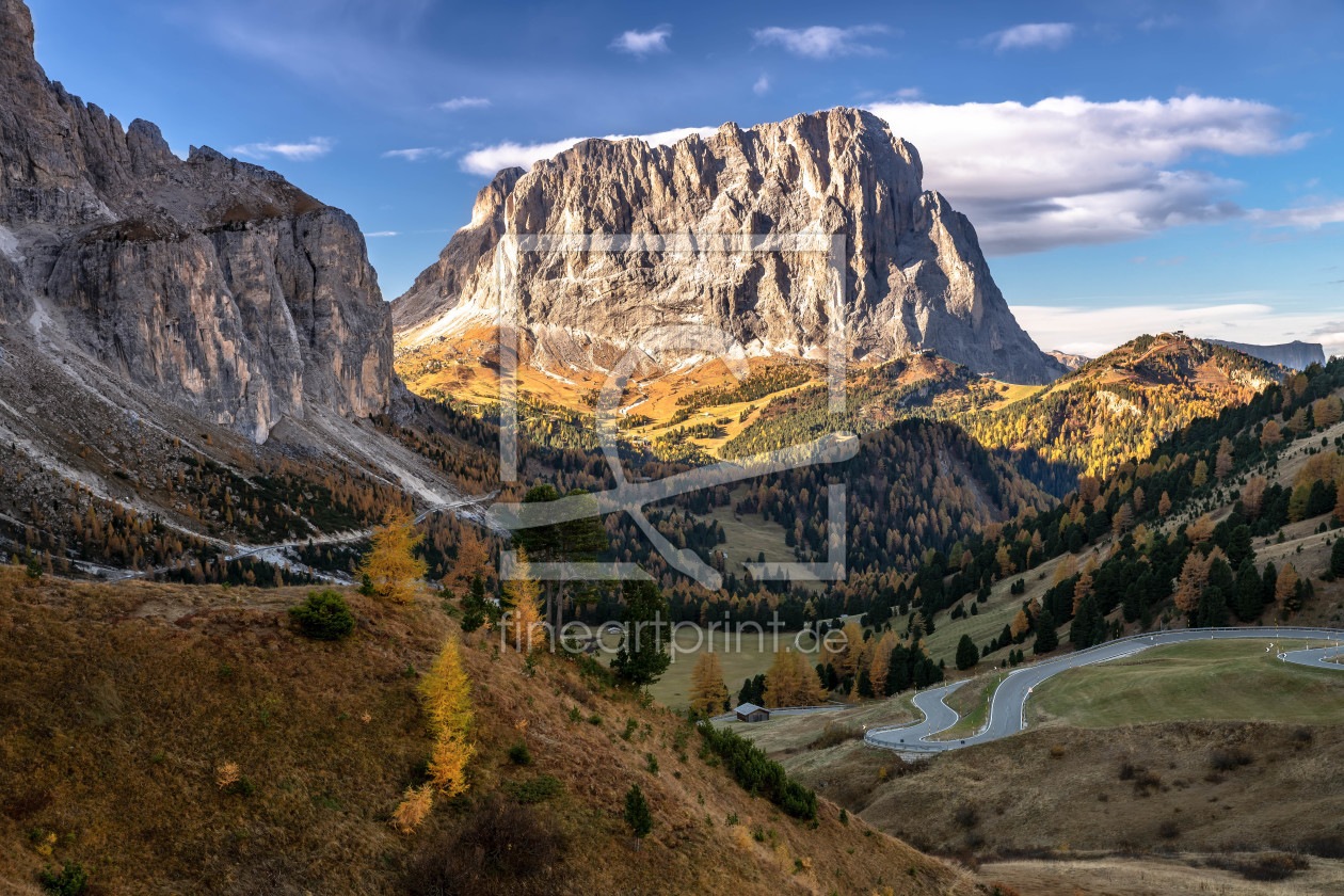 Bild-Nr.: 12015710 Herbst am Langkofel - Dolomiten erstellt von Achim Thomae