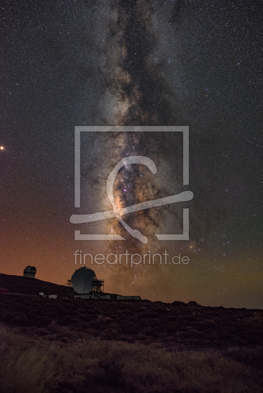 Bild-Nr.: 12015840 Milkyway over the Roque de los Muchachos erstellt von LexPics