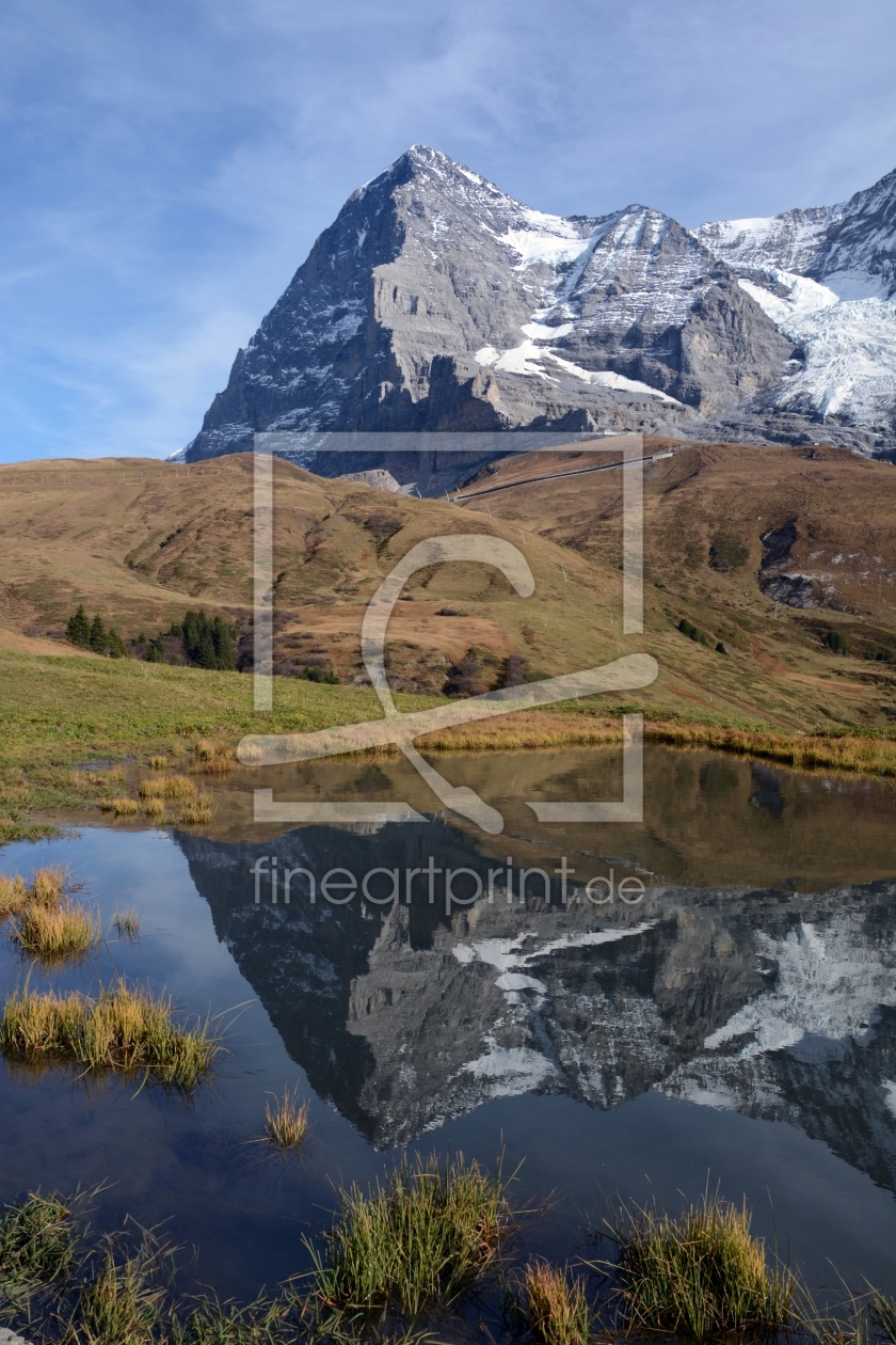 Bild-Nr.: 12015986 Eiger im Spiegel erstellt von Bettina Schnittert