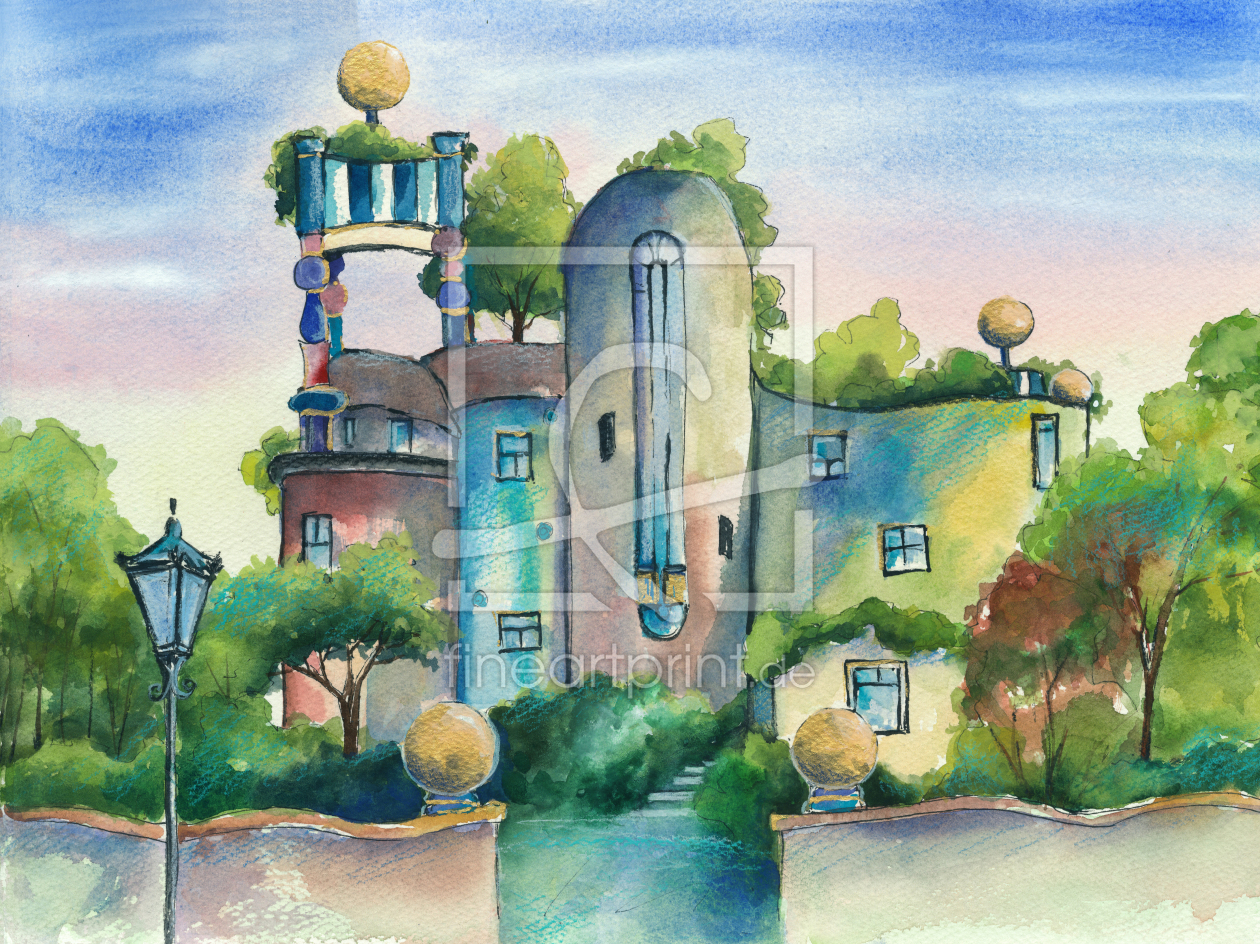 Bild-Nr.: 12015994 Hundertwasserhaus Bad Soden erstellt von JitkaKrause