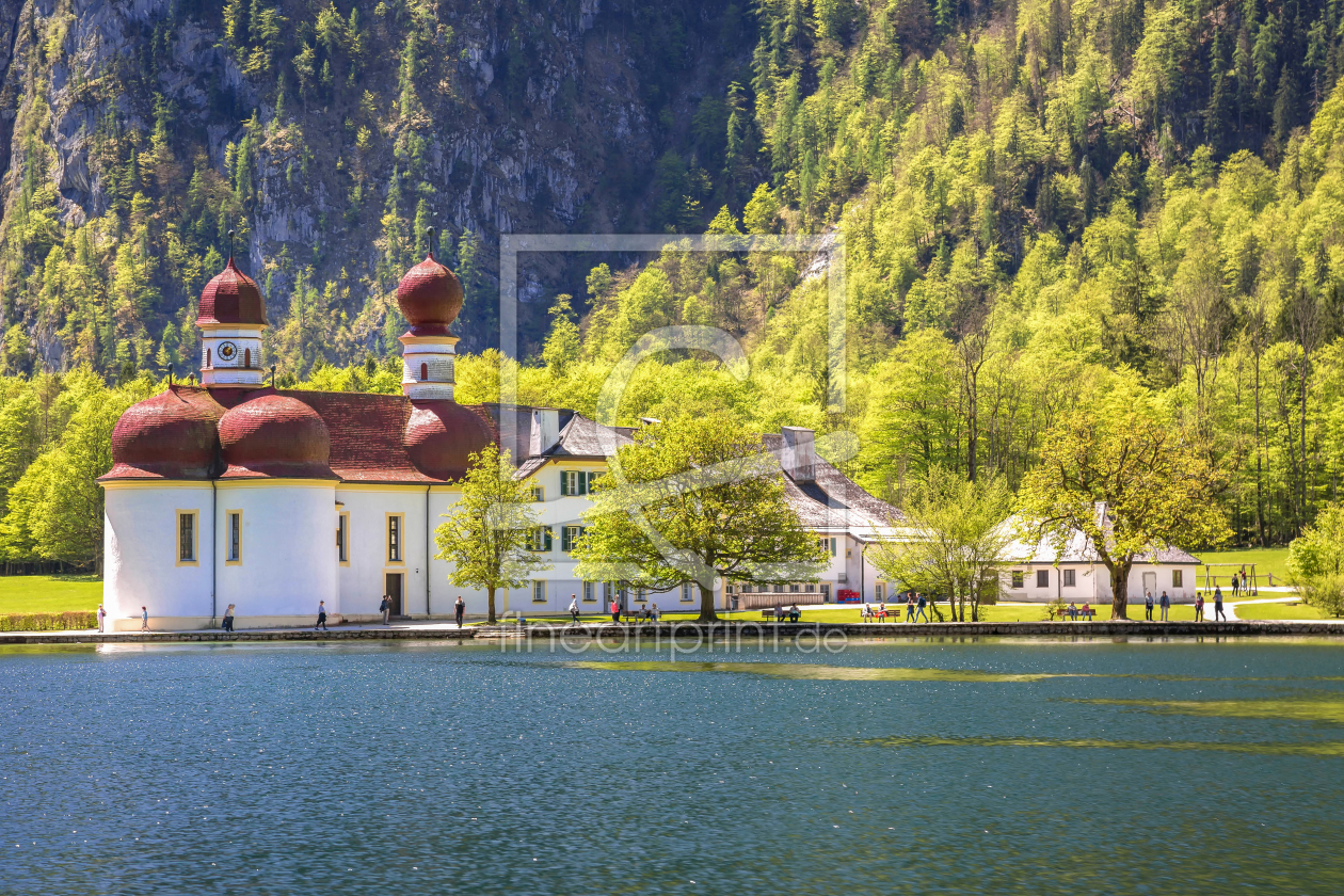 Bild-Nr.: 12016630 Kirche am Königssee erstellt von Hamburg-Impressionen