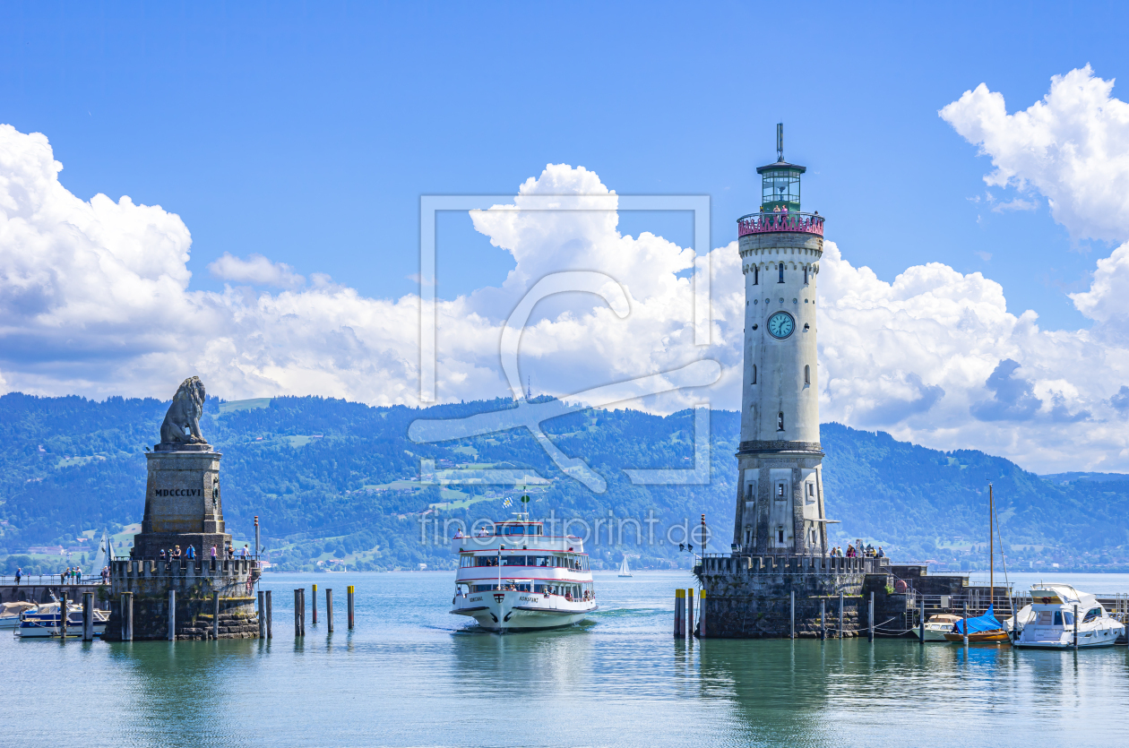 Bild-Nr.: 12016698 Hafen von Lindau im Bodensee erstellt von Ullrich Gnoth