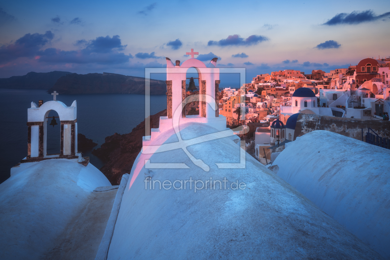 Bild-Nr.: 12017359 Santorini Oia im Morgenrot erstellt von Jean Claude Castor